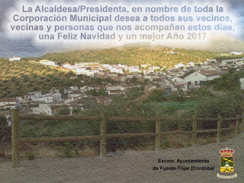 Felicitación Navideña Corporación Municipal Ayuntamiento de Fuente Tójar