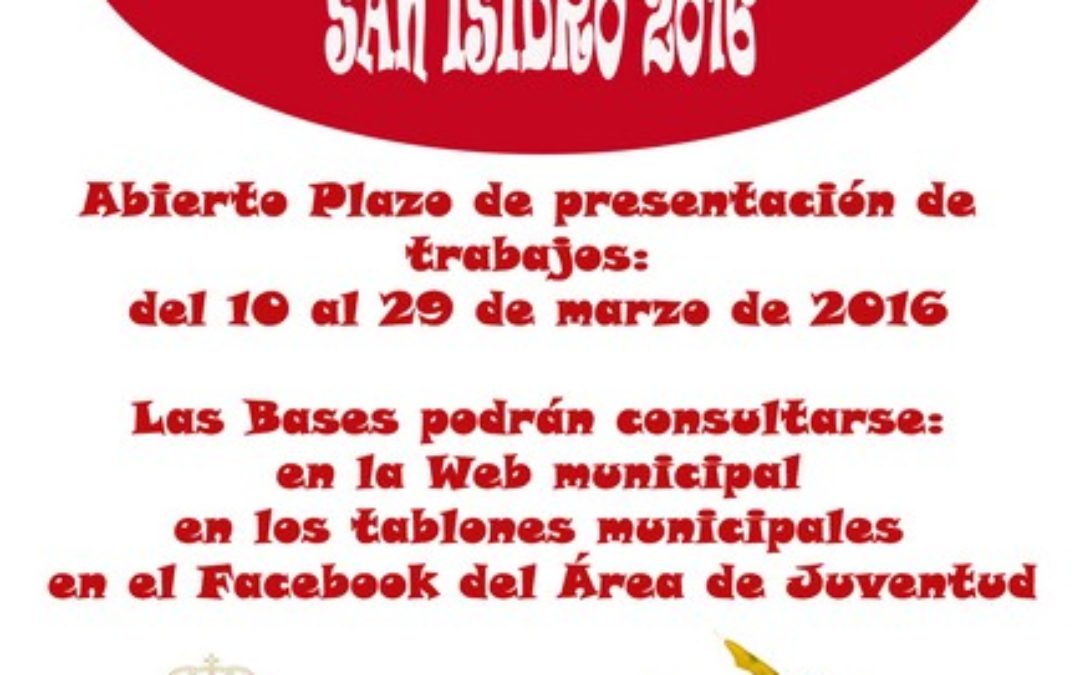 XVI Concurso Cartel de Feria San Isidro 2016
