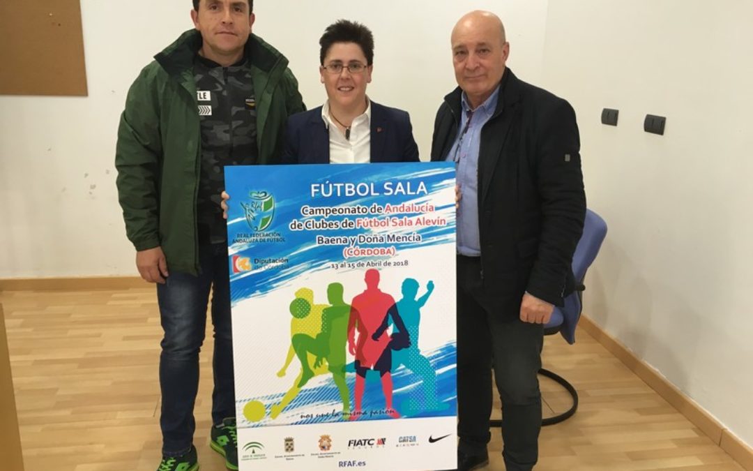 La Alcaldesa y el Concejal de Deportes asisten a la Presentación del Campeonato de Andalucía de Fútbol-Sala Alevín 2