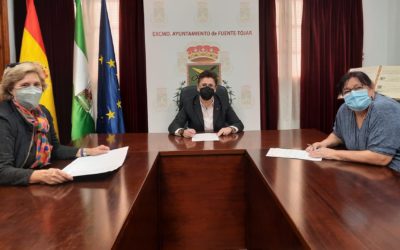 El Ayuntamiento de Fuente-Tójar continúa trabajando por la Inclusión Social firmando un nuevo contrato con la Asociación ALBASUR.