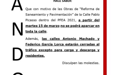 Aparcamiento en C/Pablo Picasso