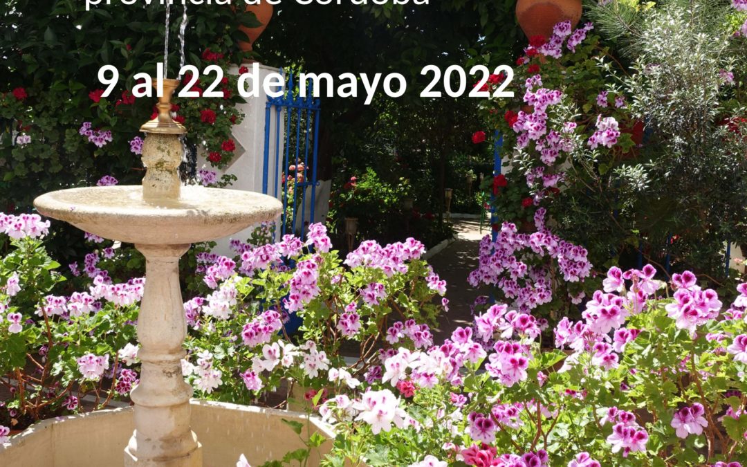 VII Concurso provincial de Patios, Rincones y Rejas de Córdoba 2022 1