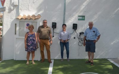 Fuente-Tójar ya cuenta con dos puntos de recarga de vehículos eléctricos subvencionados por la Agencia Provincial de la Energía de la Diputación de Córdoba