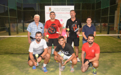 Entregados los Trofeos del «IV Torneo de Pádel de Verano» en categoría Senior
