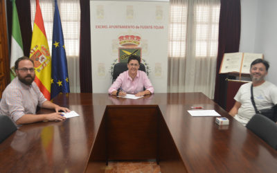 Comienzan las obras de pintura exterior e interior de la Residencia Municipal de Mayores y exteriores del Hogar del Pensionista