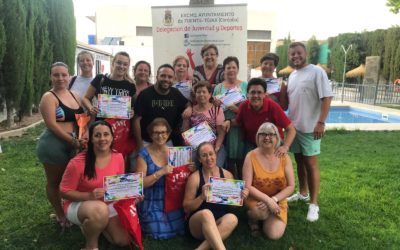 Entregados los Diplomas de los Cursos de Natación Terapéutica «Verano 2022»