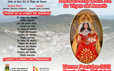 Fiestas en Honor a la Patrona del municipio, La Virgen del Rosario