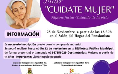 Taller «Cuídate Mujer» incluido en el Programa «Fuente-Tójar comprometid@s por la igualdad»