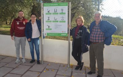 El Ayuntamiento renueva los aparatos biosaludables ubicados frente al Polideportivo Municipal
