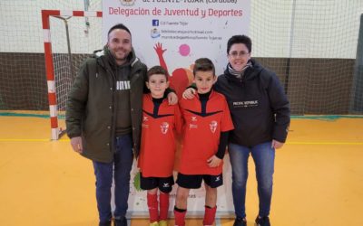 Los pequeños Manuel Cano Aguilera y Cristian Rosa Rico jugarán la Copa Andalucía de Fútbol-Sala con la Selección Cordobesa